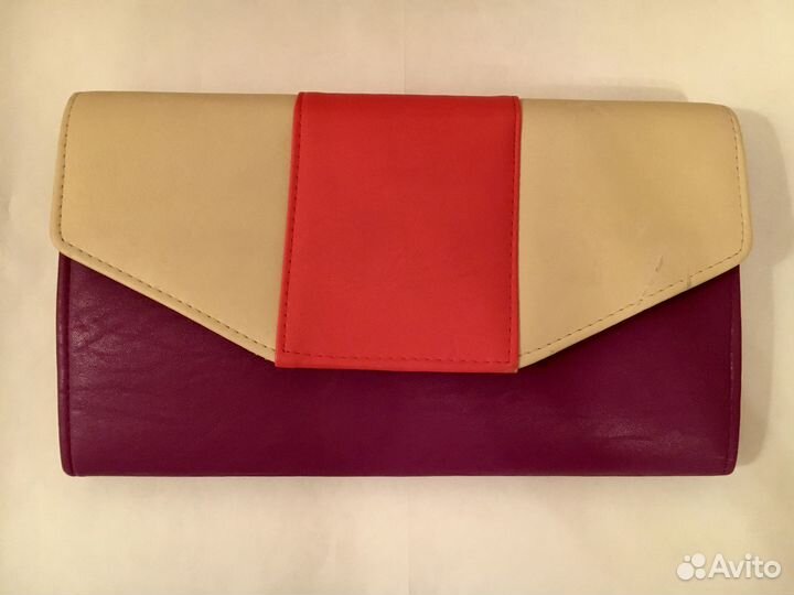 Клатч фиолетовый Next, клатч под змею Co.&Beauty