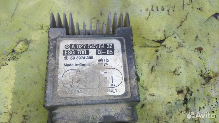 A0275457732 Блок управления вентилятором Mercedes