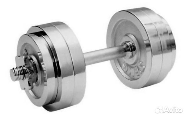 Гантель разборная хром 15 кг