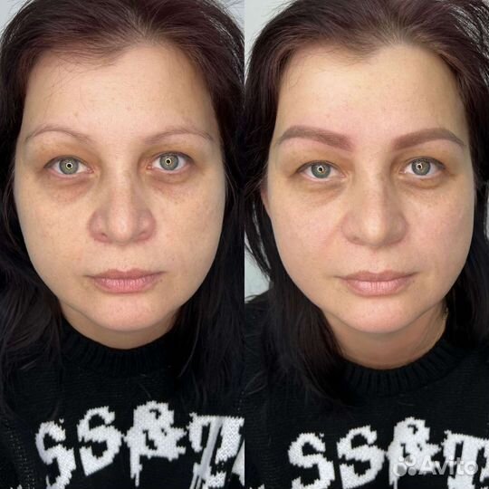 Перманентный макияж татуаж бровей