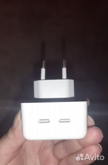Быстрая зарядка два Type C (USB-C) разъема 35W