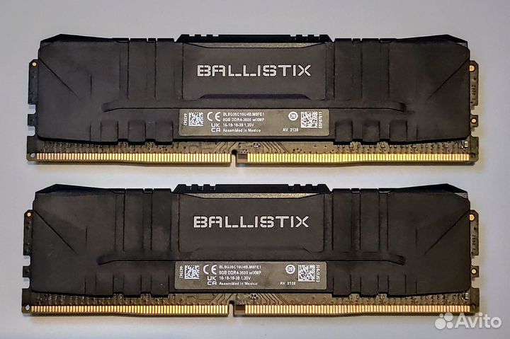 Crucial ballistix Black 3600 ос4200