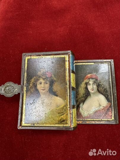 Коробки жестяные, картон, дерево, коллекционные