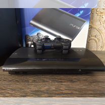 Playstation 3 Super Slim прошитая 500гб+120игр PS3