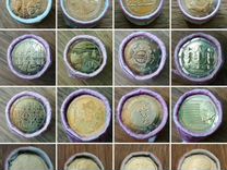2 евро монеты юбилейные из роллов UNC