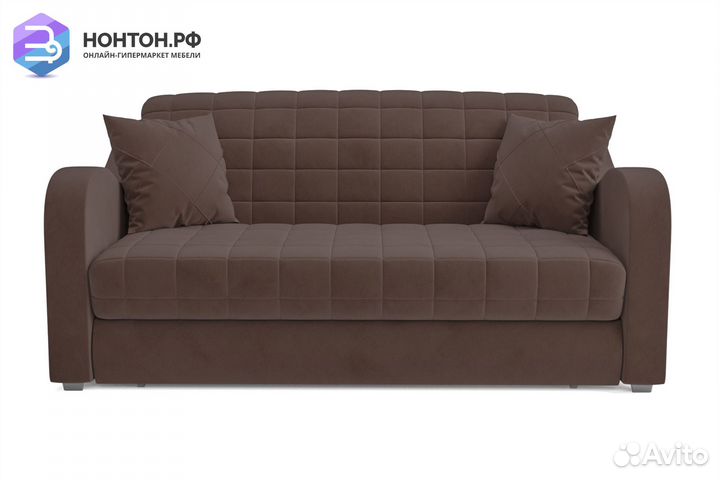 Диван аккордеон Барон №4 коричневый