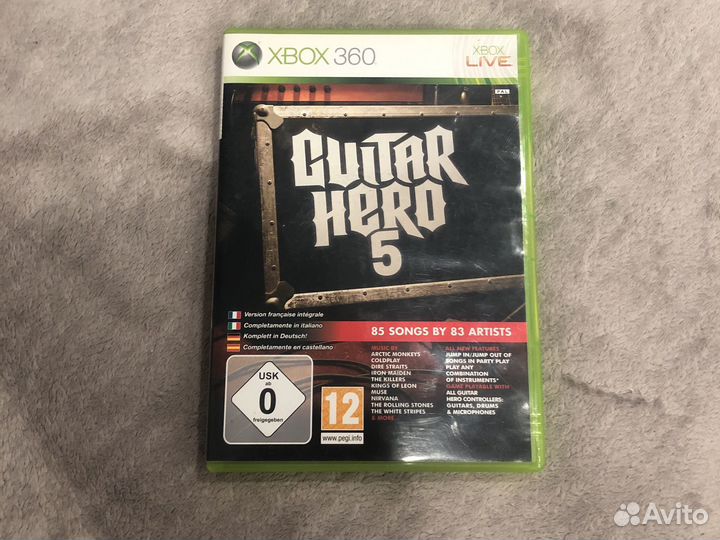 Guitar hero 5 для xbox 360