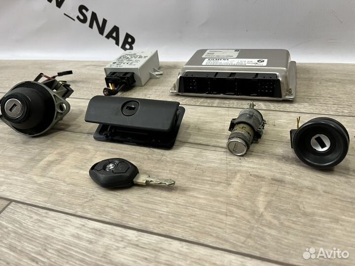 Комплект эбу+EWS+ключ и личинки Bmw e39 М54б25