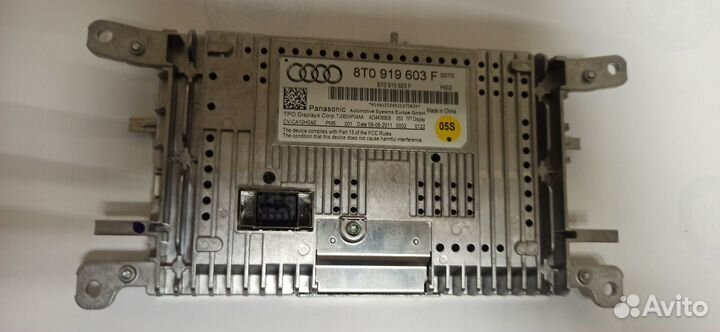 Дисплей Audi 8T0919603F Б/У