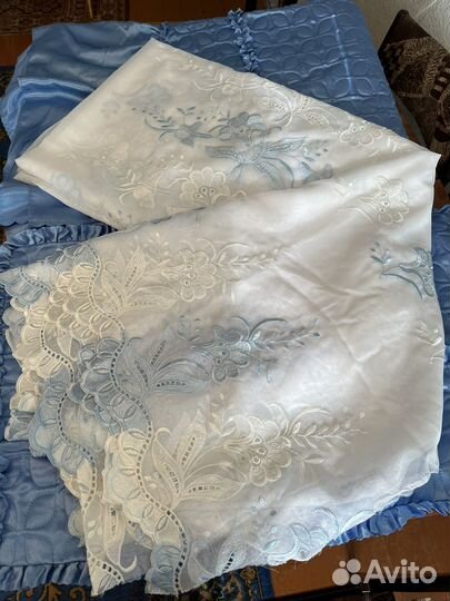 Набор : покрывало, наволочки, тюль