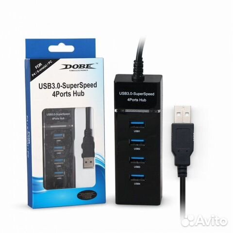 PS4, XBox One, PC USB 3.0/2.0 Hub на 4 порта,новый