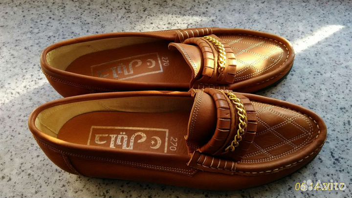 Мокасины мужские 42 размер новые. кожа