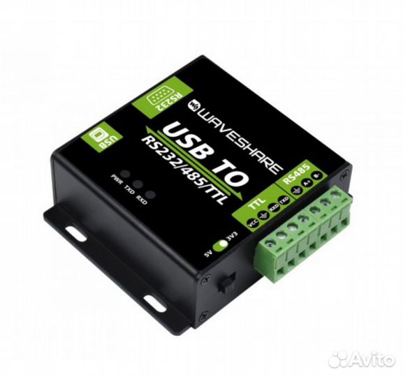 Изолированный преобразователь USB в RS232/485/TTL