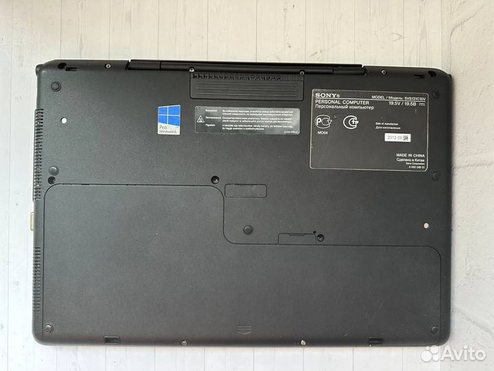Ноутбук Sony Vaio SVS131C1DV core i7 на запчасти