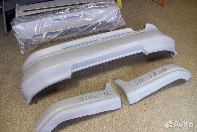 Бампер задний VR-4 Super для Mitsubishi Galant 8