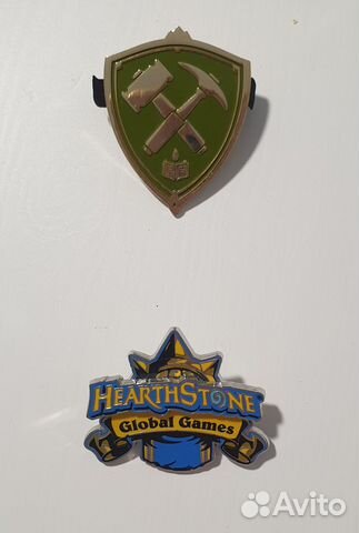 Два значка HearthStone blizzard