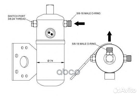 NRF 33291 осушитель кондиционера 200x76 RVI Ma