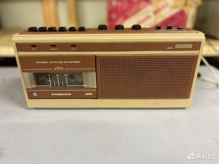 Кассетный магнитофон электроника м327