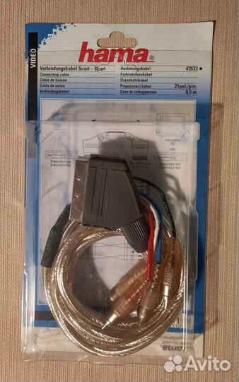 Кабель Scart-RCA4 Hama Thomson