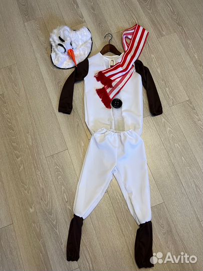 Карнавальный костюм снеговика 122