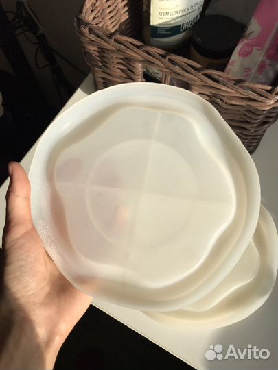 Силиконовая форма поднос для гипса, бетона