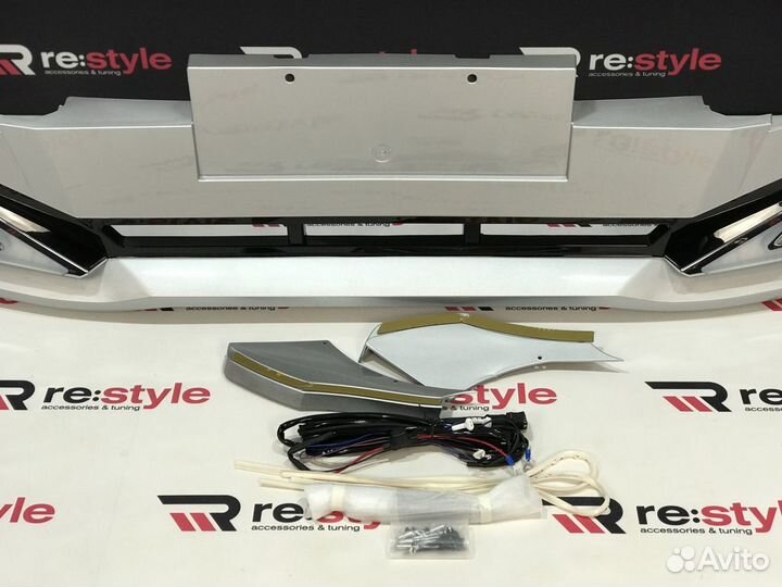 Губа передняя Toyota Land Cruiser Prado 120 K1016