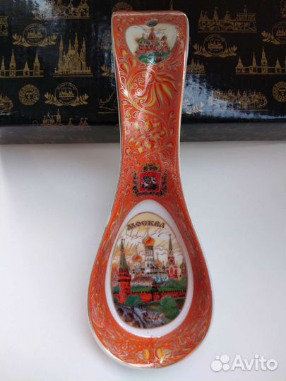 Подставка под ложку керамическая новая сувенир