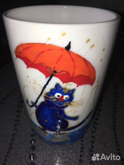 Бокал кружка ручная роспись