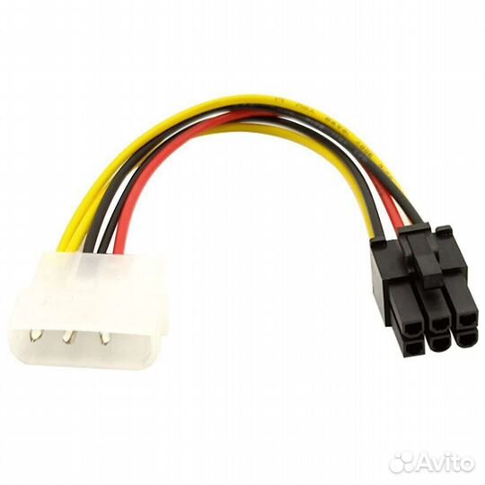 Переходник molex 6 pin для питания видеокарты