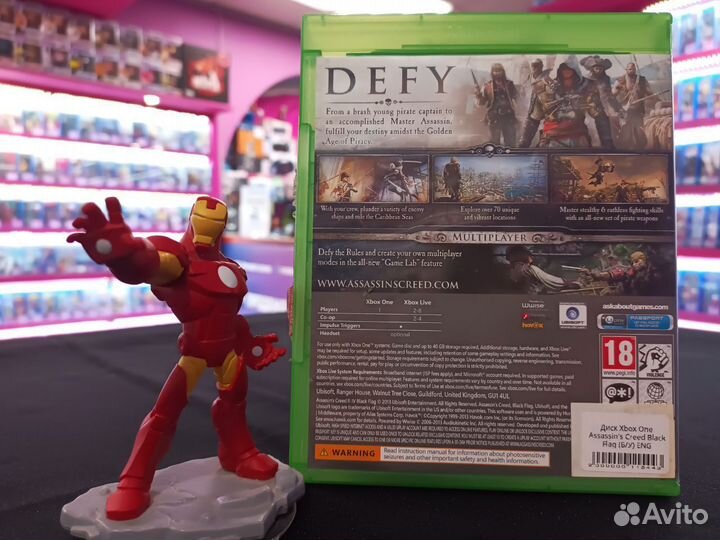 Assassin's Creed: Черный Флаг (Новый) PS4/Xbox One