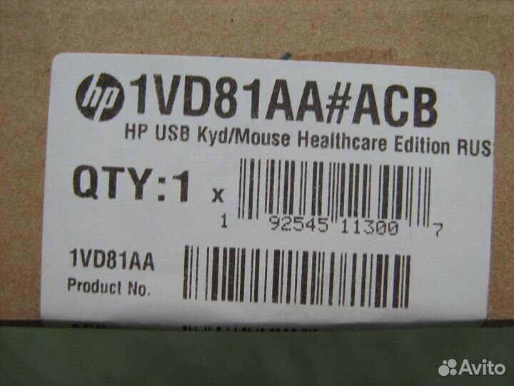 Клавиатура и мышь HP Healthcare Edition комплект