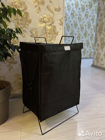 Корзина для белья черная