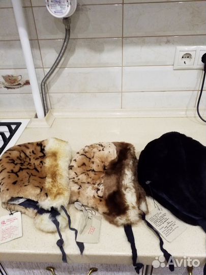 Новые шапки мутоновые детские