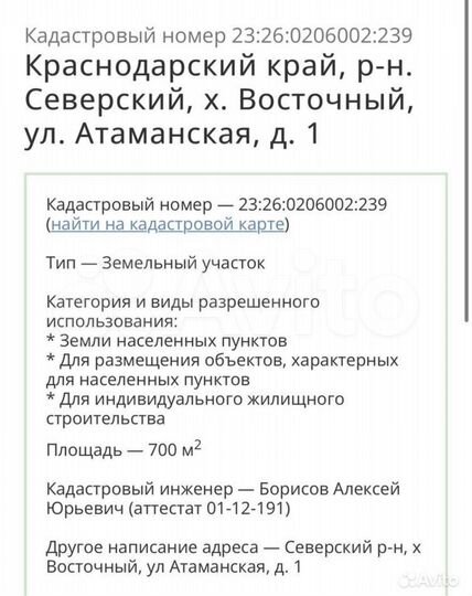 Участок 7 сот. (ИЖС)