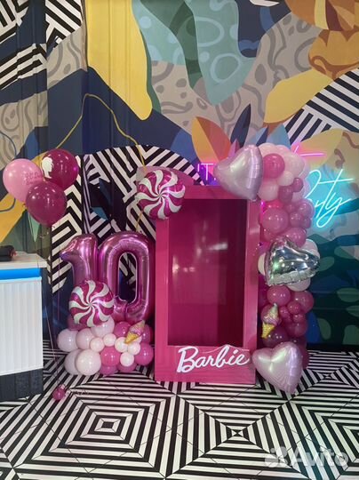 Дом барби, коробка фотозона