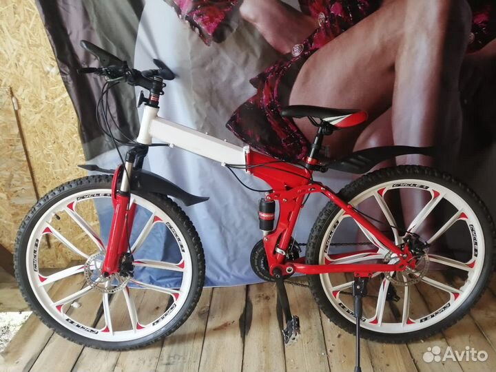 Складной двухподвес, литые диски