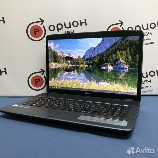 Ноутбук Acer 7736ZG Pentium T4400 SSD 120Gb RAM 4