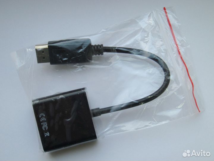 Переходник DisplayPort-VGA - новый