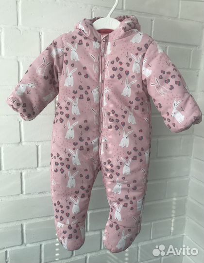 Комбинезон с шапочкой 74 размер
