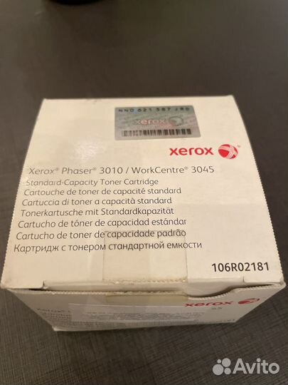 Картридж Xerox Phaser 3010/ Workcentre 3045