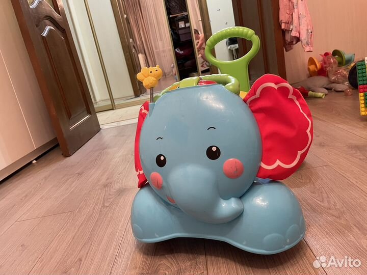 Слон каталка fisher price