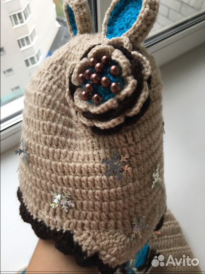 Шапка и снуд 52-54