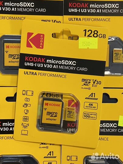 Карта памяти micro sdxc Kodak / Samsung (оригинал)