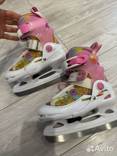 Коньки детские раздвижные 26-29