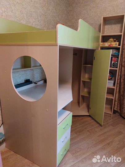 Детская кровать-чердак Легенда 4.2