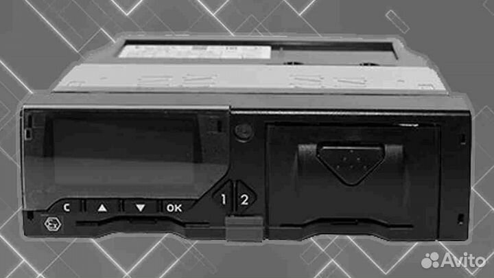 Тахограф atol с блоком скзи.С установкой