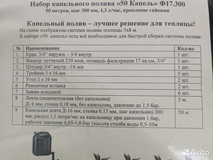 Капельный полив 