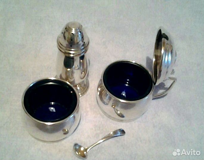 Набор/специй Cruet set Серебро 925.Англия