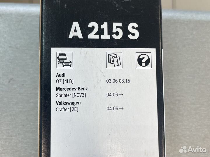 Щетки стеклоочистителя bosch 3397007215 ar215s