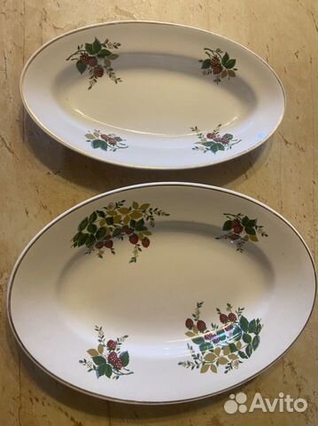 Блюда овальные зик